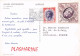 Timbres MONACO 8F Et 2F Sur CPPub . PLASMARINE . MONACO Le ROCHER . - Publicité