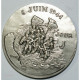 Médaille Argent 40° Anniv. Du Débarquement 1944-1984 Par R.TSCHVDIN - Adel