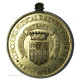 Médaille Argent Cinquantenaire Du Cercle Choral ST CECILE 1892, CONCOURS MUSICAL - Royal / Of Nobility