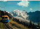 Trains - Trains - Saint Gervais Les Bains - Le T.M.B. Le Glacier Et L'aiguille De Bionnassay 4061 M - CPM - Flamme Posta - Eisenbahnen