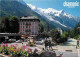 74 - Chamonix - Mont-Blanc - Mont-Blanc - Dome Du Gouter - Aiguille Du Gouter - Statue En Bronze De Saussure Et Du Guide - Chamonix-Mont-Blanc