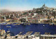 13 - Marseille - Le Port - Notre Dame De La Garde - Bateaux - Flamme Postale - CPM - Voir Scans Recto-Verso - Joliette, Hafenzone