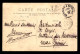 64 - BEHOBIE - POSTE ET ROUTE DE FRANCE - CARTE ANCIENNE TOILEE ET COLORISEE - Béhobie