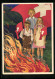 AK Schweizer Bundesfeier 1930, Kinder Am Lagerfeuer, Schweizer Flagge  - Autres & Non Classés