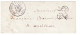 12 AVEYRON MUR DE BARREZ Env Vide TAD Type 13 Du 25/04/1852 Taxe 25 DT SUP - 1849-1876: Klassieke Periode