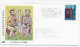 Enveloppe Premier Jour - Kirchenpatrone- Peter Paul Mauren  17-8-1969 Liechtenstein -Vaduz  (circulé) - Oblitérés
