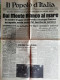 Copia Anastatica Prima Pagina Popolo D'Italia 25 Giugno 1940 - Sonstige & Ohne Zuordnung
