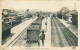 Cpa COMPIEGNE 60 Vue Sur La Gare - Quais, Trains - - Compiegne