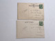 Lot De 2 Cartes Postales Anciennes  (1913) Shanklin Isle Of Wight - Shanklin
