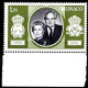 Monaco Poste N** Yv:1265/1269 25.Anniversaire Du Mariage Princier Bord De Feuille - Unused Stamps