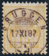 Heimat SG Bruggen 1887-11-17 Vollstempel Auf Wertziffer 15 Rp. Gelb SBK#63A - Gebraucht