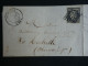 DO17 FRANCE  LETTRE RARE 23 3 1849  PETIT BUREAU BEAUVAIS  +CERES N°3 SUR CHAMOIS   +++ - 1849-1876: Classic Period