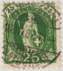 Heimat SG Buchs Postbüro 1887-03-18 Vollstempel Auf Stehende Helvetia SBK#67A - Usati