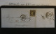 DO17 FRANCE  LETTRE  8 3 1849   LION  A LA ROCHELLE  +CERES N°3 SUR  CHAMOIS     +++ - 1849-1876: Klassik