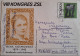 1979..POLAND. POSTCARD  WITH ORIGINAL  STAMP..IRENA KOSMOWSKA.ACTIVIST OF THE FOLK MOVEMENT - Cartas & Documentos