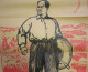 Affiche Propagande Communiste Chine Mao Avec Large Chapeau Paysan & Industries  51x75 Cm Port Franco Suivi - Historische Dokumente