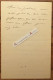 ● L.A.S 1890 Emile MELLINET Militaire / Général - NANTES - à Alfred Blanche - Impératrice - Lettre Autographe - Rare - Politiek & Militair