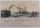 BOURCY BASTOGNE - RARE LA STATION / GARE ANIMEE ENVOYE PAR LE CHEF DE STATION DJ NOEL HEUSKIN + CACHET + TRAIN 1902 - Bastogne