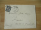 MOUCHON 25 C BLEU TIMBRE SEUL SUR LETTRE POUR SAINT AUBIN SUISSE - Brieven En Documenten