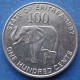 ERITREA - 100 Cents 1997 "African Elephant And Calf" KM# 48 Independent Republic (1993) - Edelweiss Coins - Erythrée