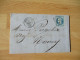 MIRECOURT VOSGES GROS CHIFFRE G C 2370 LETTRE 1867 - 1849-1876: Klassik