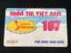 Vietnam This Is A Vietnamese Cardphone Card From 2001 And 2005(107- 50 000dong)-1pcs - Viêt-Nam