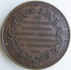 Médaille En Cuivre Société Franklin Et Montyon Pour Les Portraits Des Hommes Utiles 1833 , Par J. J. Barre - Otros & Sin Clasificación