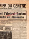87- LIMOGES- ST SAINT LEONARD- SAINT JUNIEN-LIMOGES- LA JONCHERE-LE COURRIER DU CENTRE-VISITE PETAIN DARLAN-GUERRE 1941 - Other & Unclassified