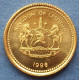 LESOTHO - 10 Lisente 1998 "Angora Goat" KM# 63 Letsie III (1996) - Edelweiss Coins - Lesotho