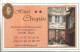 Carte De Visite HOTEL CHOPIN PARIS De La BRETONNERIE  PARIS 75004  75009 - Cartes De Visite