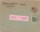 LUXEMBOURG - 1932 Charlotte 2nd 15c/25c & 20c Printed Matter To Denmark - 1926-39 Charlotte Di Profilo Destro