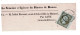 76 SEINE MARITIME ROUEN Devant De Bande De Journal TAD 15 Du 15/09/1867 Sur N°19 (tarif Non Politique Même Départ) SUP - Periódicos