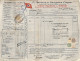 Connaissement  Kénitra à Bordeaux 1931 Avec Timbre Fiscal Unique Royaume Maroc 2 F Et France 5 F 20 - Covers & Documents