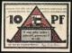Notgeld Wismar 1921, 10 Pfennig, Kirche, Wappen  - [11] Emissions Locales