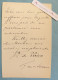 ● L.A.S 1888 Vicomte De PAIVA (personnalité à Identifier) - Bal - Courrier Français - Lettre Autographe Rue De Provence - Familles Royales