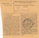 BiZone Paketkarte 1948: Aschau Nach Eglfing, München - Briefe U. Dokumente