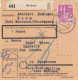 BiZone Paketkarte 1948: Miesbach Nach Grasbrunn, Nachgebühr - Lettres & Documents