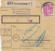 BiZone Paketkarte 1948 Braunschweig Nach Haar, Selbstbucher Mit Wert, Nachgebühr - Brieven En Documenten