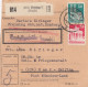 BiZone Paketkarte 1948: Freising Nach Heil- Und Pflegeanstalt In Haar-Eglfing - Cartas & Documentos