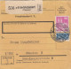 BiZone Paketkarte 1949: Friedrichsdorf Nach München - Lettres & Documents