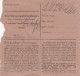 BiZone Paketkarte 1949: Augsburg Nach Obermenzing, Nachgebühr, Nachnahme - Brieven En Documenten
