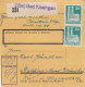 BiZone Paketkarte 1948: Bad Kissingen Nach Eglfing-Haar, Heil- U. Pflegeanstalt - Covers & Documents