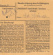 BiZone Paketkarte 1948: Millenberg Nach Haar, Anstalt Eglfing - Brieven En Documenten
