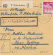 BiZone Paketkarte: Hohenkammer Nach Haar-Eglfing, Heilanstalt - Cartas & Documentos