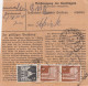 BiZone Paketkarte 1948: München Nach Haar B. München, Selbstbucherkarte - Lettres & Documents