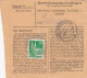 BiZone Paketkarte 1948: Hüttenbach Nach Eglfing - Briefe U. Dokumente