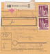 BiZone Paketkarte 1948: Bernried Nach Haar Bei München, Heilanstalt - Briefe U. Dokumente