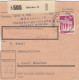 BiZone Paketkarte 1948: München Nch Haar/München, Lebensmittel - Lettres & Documents