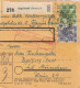 BiZone Paketkarte 1948: Ingolstadt (Donau) Nach Eglfing über München - Cartas & Documentos