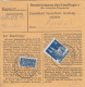 BiZone Paketkarte 1948: Krumbach Nach Berchtesgaden, Wertkarte, Notopfer Rücks. - Lettres & Documents